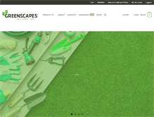 Tablet Screenshot of greenscapesinc.net